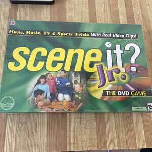 Scene it? Jr DVD Family Game New Sealed 2+ Players or Teams Ages 8+ Memory Words